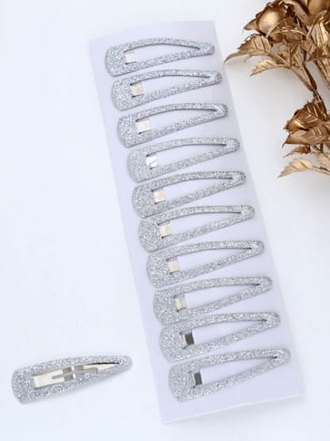 Plain Tik Tak Hair Pin with Silver Jari - THF1772