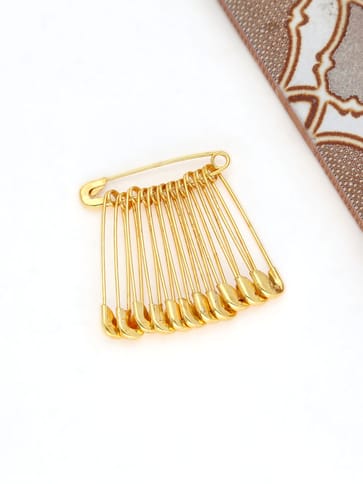 Safety Pins in Gold finish - 2 No