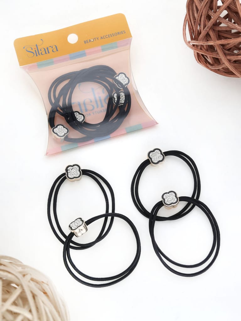 Fancy Rubber Bands in Black color - THF1870