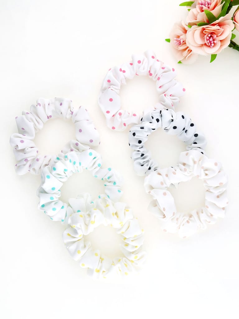 Printed Scrunchies in Assorted color - THF1886