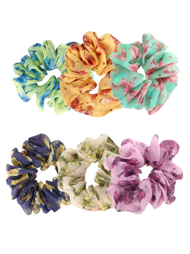 Printed Scrunchies in Assorted color - THF1889