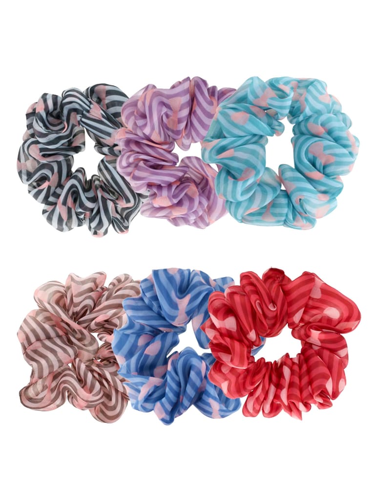 Printed Scrunchies in Assorted color - THF1890