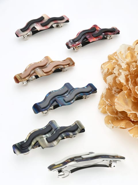 Printed Hair Clip in Assorted color - THF2112