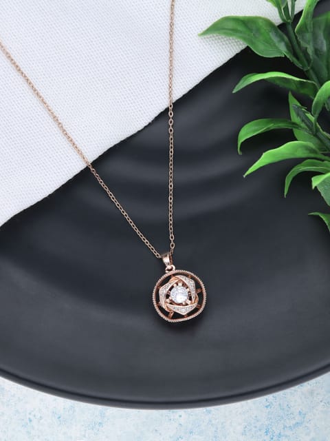 Rotating Pendant in Rose Gold finish - THF2242