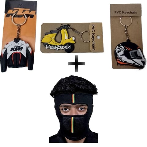 Biker face mask and key chain (model 03)