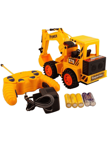 Cheetah Remote Controlled And LED Flash Lights JCB Truck Toy