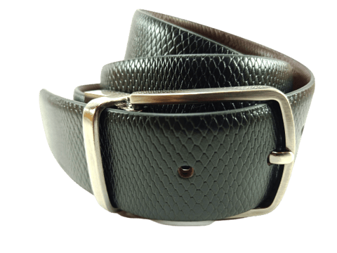 Pure Leather Men'S Reversible Brown And Black Belt