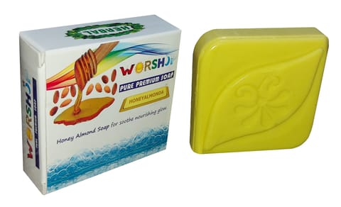 Worship HoneyAlmonda Soap (Pack of 4)