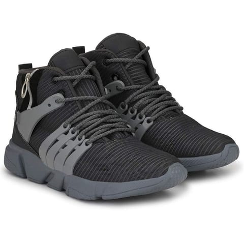 Men Grey,Black Color Mesh Material  Casual Sports Shoes