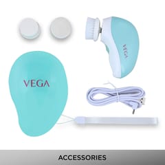 VEGA Electric Facial Cleanser and Massager - Water Proof (VHFC-01), Green