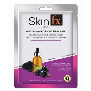 Skin Fx Detoxifying & Hydrating  Women Serum Mask Pack of 1