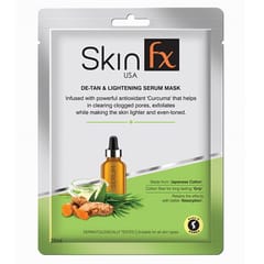 Skin Fx De-tan and Lightening Serum Mask Pack of 3