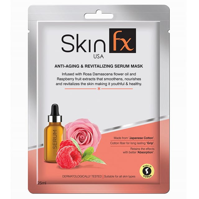 Skin Fx Anti-Aging and Revitalizing Serum Mask Pack of 3