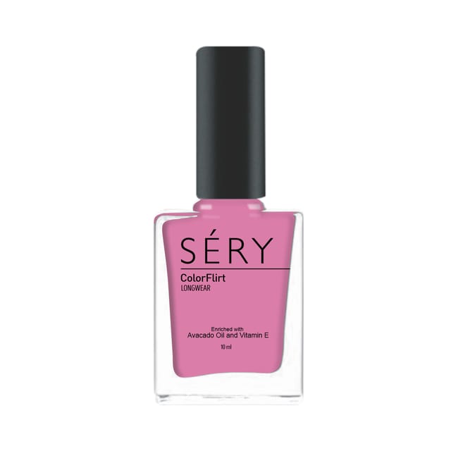 SERY ColorFlirt Nail Paint  Glazing Pink, 10 ml