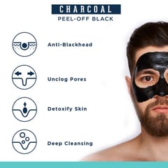 Beardhood Charcoal Peel Off Mask, 100g