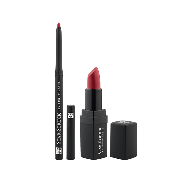 Star Struck- 2 Piece Lip Set (Intense Matte Lip color,Lip Liner)