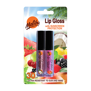 Malibu Lip Gloss (Set of 2), SPF 30,