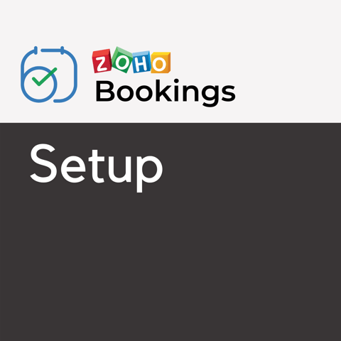 Configuração Zoho Bookings