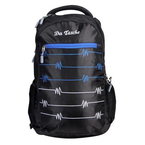 Da Tasche Heartbeat 40L Black Laptop School Backpack
