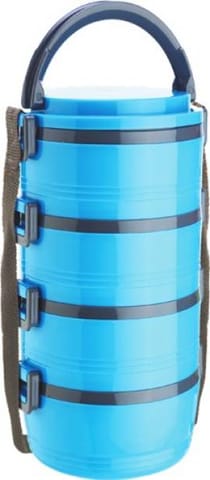 Jayco Home Meal JR4 Lunch box for Office/College/School - Blue 4 Containers Lunch Box  (1200 ml)