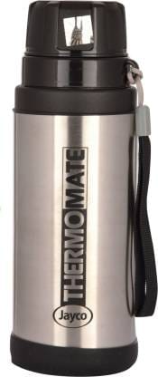 Jayco Insulated Steel Water Bottle Thermomate 1000 ml Bottle  (Pack of 1, Silver, Steel)
