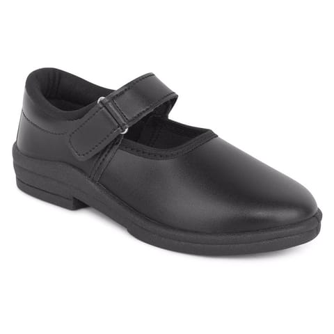 Classtime Black School Belly Shoes With Velcro