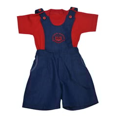 Oxford English School Denim Dungaree Half Pant