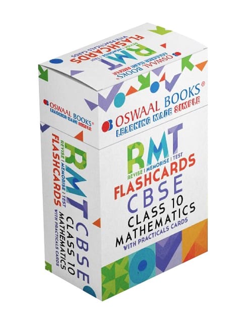 Oswaal CBSE RMT Flashcards Class 10 Mathematics (For 2021 Exams)