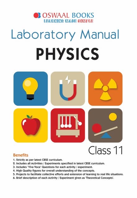 Oswaal CBSE Laboratory Manual Class 11 Physics Book (For 2022 Exam)