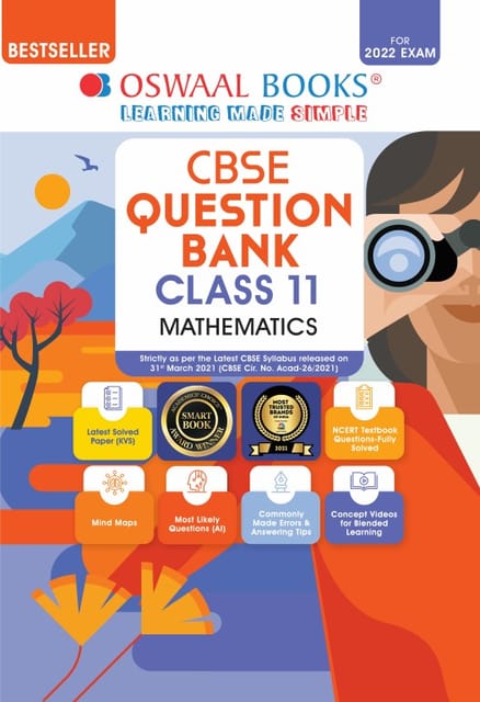 Oswaal CBSE Question Bank Class 11 Mathematics Book Chapterwise & Topicwise (For 2022 Exam)