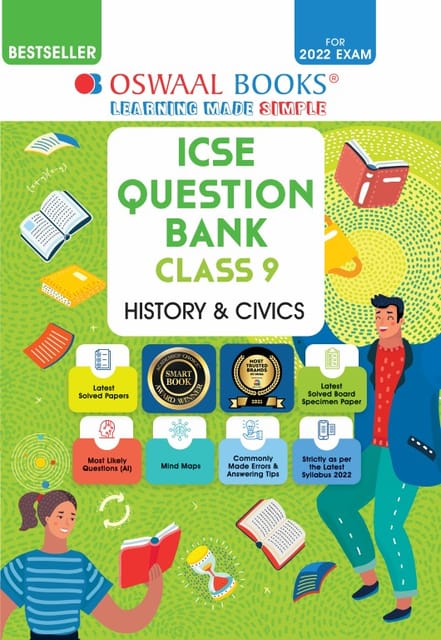 Oswaal ICSE Question Bank Class 9 History and Civics Book Chapterwise & Topicwise (For 2022 Exam)