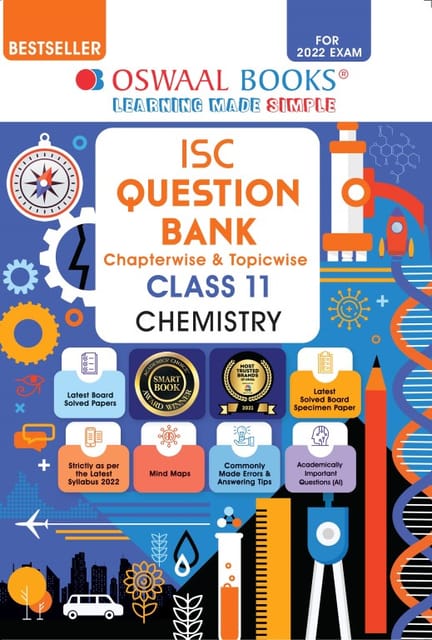 Oswaal ISC Question Bank Class 11 Chemistry Book Chapterwise & Topicwise (For 2022 Exam)