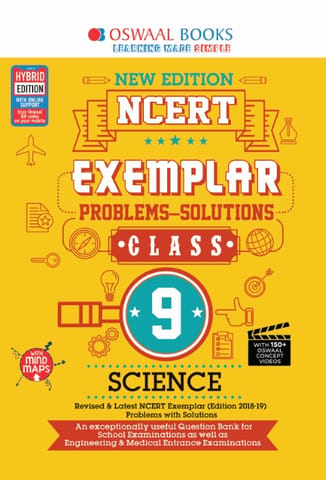 Oswaal NCERT Exemplar (Problems - solutions) Class 9 Science Book (For 2022 Exam)