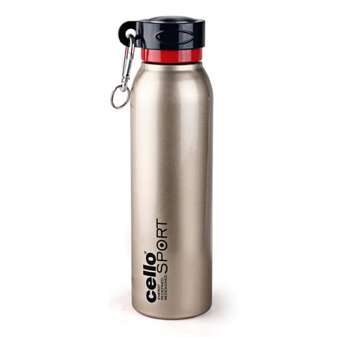 Cello Brown Beatle Stainless Steel Flask, 550ml