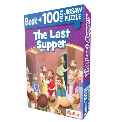 Pegasus Games & Puzzles The Last Supper - Book + 100 Pieces Jigsaw Puzzle
