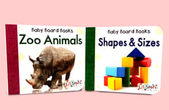 My First Library Box-Set of 10 Preschool Board Books (Alphabset, Fruits & Vegetables, Numbers, Animals & Birds, Colours, First Words, etc) (My First Preschool Board Books)