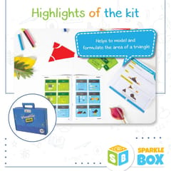 Sparklebox Math Learning Kit for Grade 7 | 24 Fun Activities for Hands On Learning | Age 10 Years and Above.