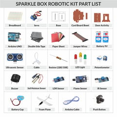 Sparklebox DIY Robotic Kit |Grade 6 | 21 Experiments | STEM based Learning For kids of Age 11 years and above | Best Robotic Kit for Science Projects.