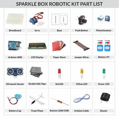 Sparklebox DIY Robotic Kit |Grade 7 | 27 Experiments | For kids of Age 12 years and above| Best Robotic kit for kids