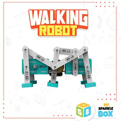 Sparklebox DIY Walking Robot Kit | Ideal Gift for Kids of Age 9 years and above | Fun Learning | Robotic Kit For Kids | Stem Educational Science Project Learning Kit.