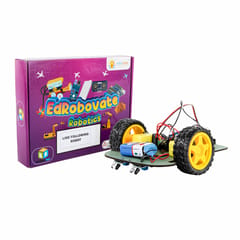 Sparklebox DIY Line Following Robot Kit | Ideal for Age 10 Years and Above| Robotic Kit For Kids | Stem Educational Science Project Learning Kit.