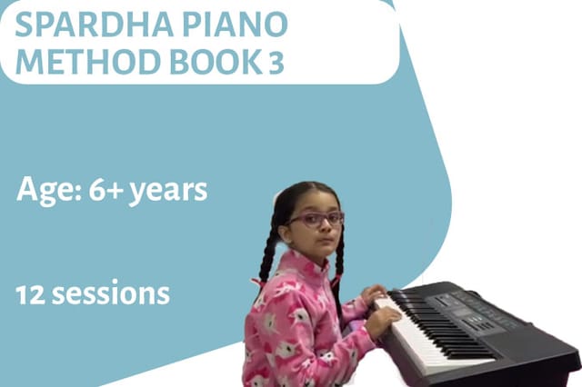 SPARDHA PIANO METHOD BOOK 3