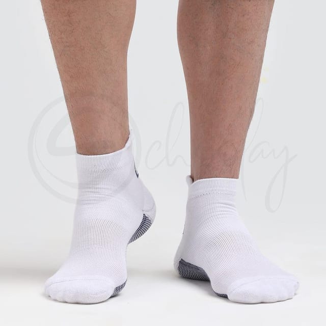 Anti-Fungal Sports Socks White (Teen)