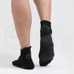 Anti-Fungal Sports Socks Black (Teen Socks)