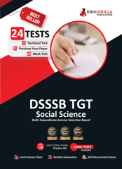DSSSB TGT Social Studies Book 2023 (English Edition) - 8 Mock Tests, 15 Sectional Tests and 1 Previous Year Papers (2100 Solved Questions) with Free Access To Online Tests