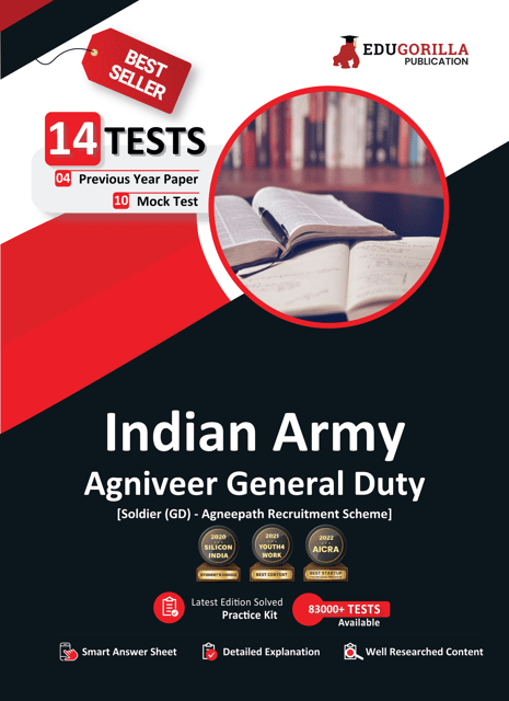Indian Army Agniveer General Duty 2023 (English Edition) - Agneepath Scheme : Sainik GD (Soldier) - 10 Mock Tests and 4 Previous Year Papers with Free Access to Online Tests