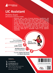 LIC Assistant Prelims Exam 2023 (English Edition) - 8 Mock Tests and 9 Sectional Tests (1100 Solved Objective Questions) with Free Access To Online Tests