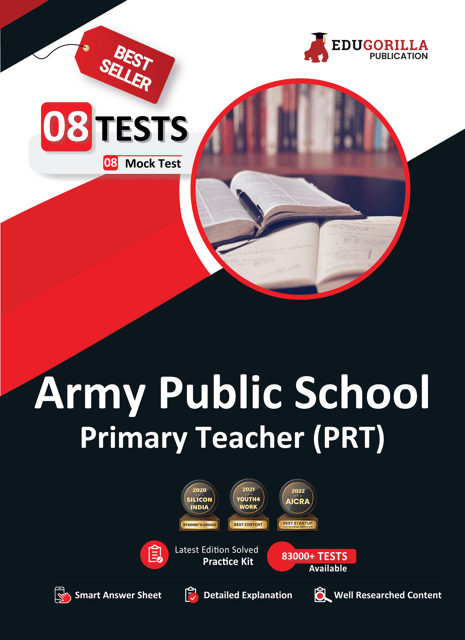 Army Public School PRT Exam 2023 : AWES Primary Teacher (English Edition) - 8 Full Length Mock Tests (1600 Solved Questions) with Free Access to Online Tests