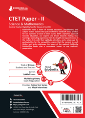 CTET Paper-II : Science and Mathematics Book 2023 (English Edition) - 7 Mock Tests and 3 Previous Year Papers (1500 Solved Questions) with Free Access to Online Tests