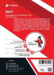 MAT 2023 : Management Aptitude Test (MBA Entrance Exam) - 8 Mock Tests and 15 Sectional Tests (2200 Solved Questions) with Free Access to Online Tests